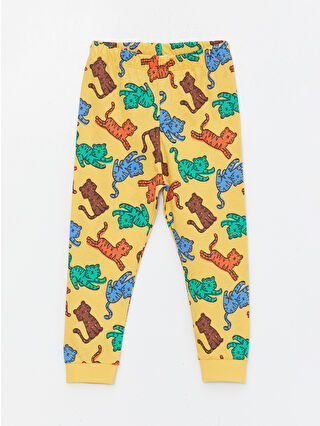 Uçuk Sarı Baskılı