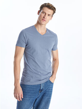 LCWAIKIKI Classic V Neck Short Sleeve Men's T-Shirt
