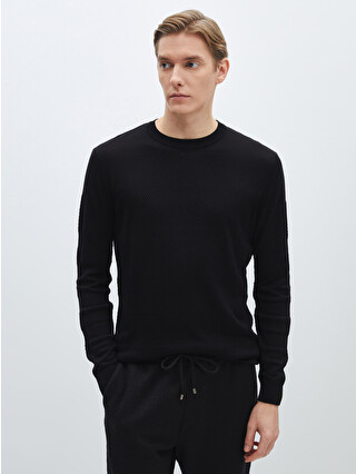 LCW Vision Crew Neck Long Sleeve Men's Tricot Sweater - S41261Z8