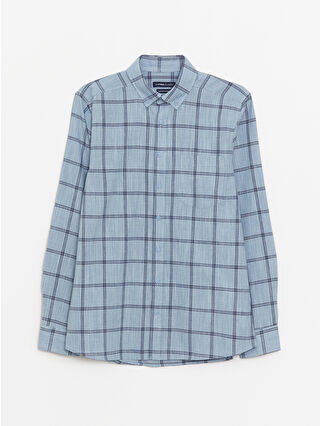 Blue Checked
