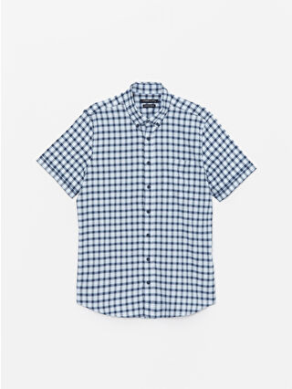 Indigo Checked