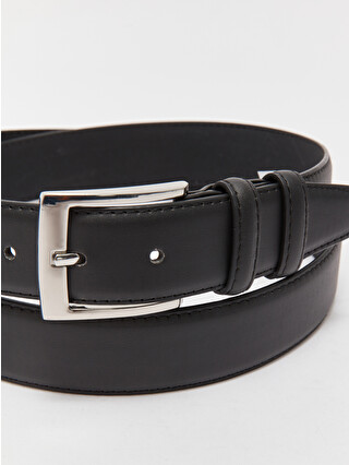 メンズウェア Vokey Belt Buckle & GRAIN LEATHER BELT LCW ACCESSORIES Faux Leather Men's Belt - S41436Z8-HUC - LC Waikiki
