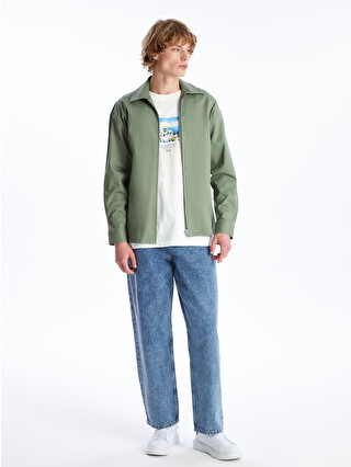 XSIDE Relaxed Fit Long Sleeve Men's Shirt Jacket - S41456Z8-VKA