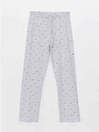 Grey Melange Printed