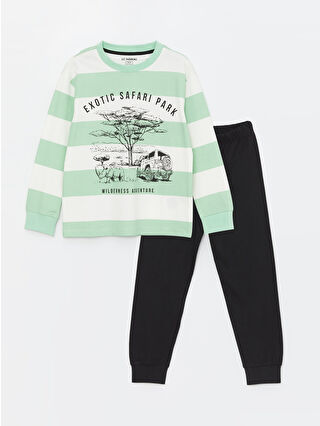 Light Green Printed