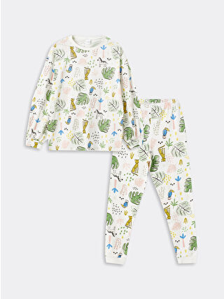 لون كريمي مطبوع