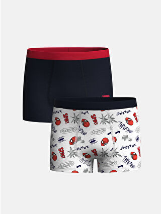 لون أبيض مطبوع