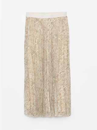 لون كريمي مطبوع