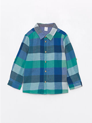 Blue Checked