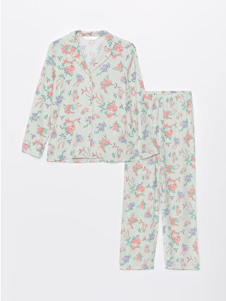 Pastel Green Printed