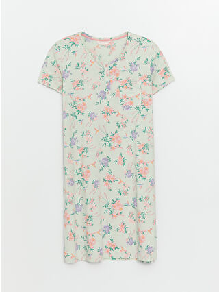 لون أخضر باستيل مطبوع