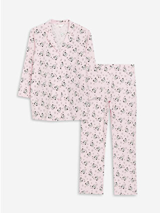 لون وردي فاتح مطبوع