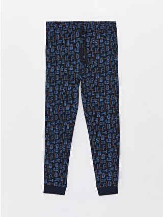 Navy Printed