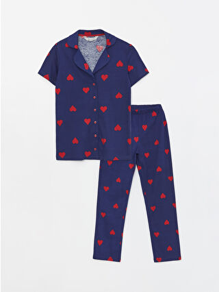 Navy Printed