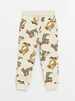 Açık Bej Baskılı