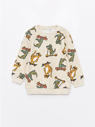 Açık Bej Baskılı