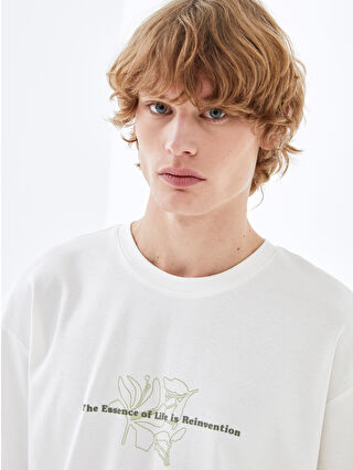 サイトスケープ　デザイン半袖シャツ　Sサイズ XSIDE Crew Neck Short Sleeve Printed Men's T-Shirt -S45024Z8