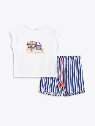 لون أبيض بصري مطبوع