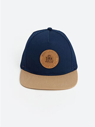 LCW ACCESSORIES Printed Mesh Detail Boys' Baseball Cap