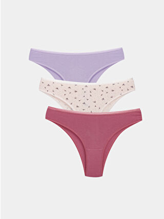 Açık Pembe Baskılı