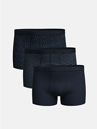 لون كحلي ساطع مطبوع