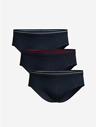 لون أزرق باهت مطبوع