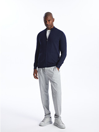 SOUTHBLUE Regular Fit Funnel Neck Men's Knit Cardigan - S45796Z8