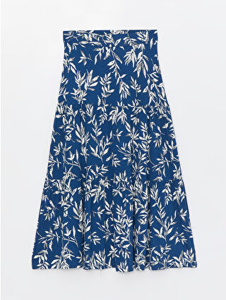 لون أزرق باهت مطبوع