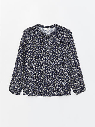 Light Navy Printed