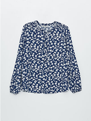 Navy Printed