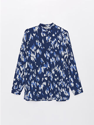 Navy Printed