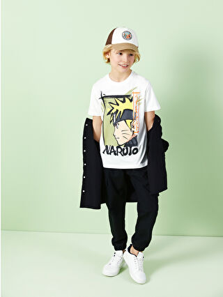 LCW Kids Crew Neck Naruto Printed Short Sleeve Boys' T-Shirt
