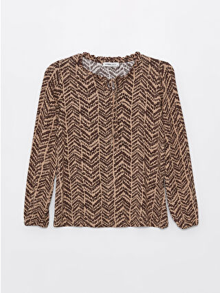 Brown Printed