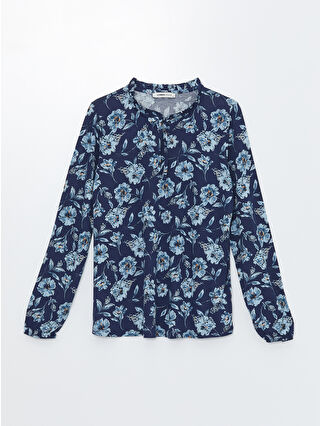 Bright Navy Printed