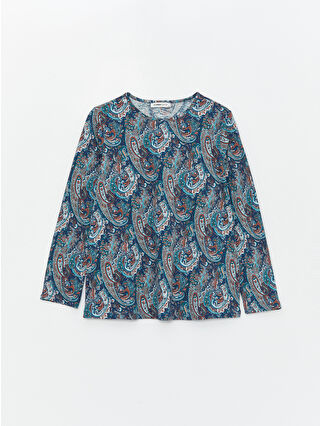 Dull Blue Printed