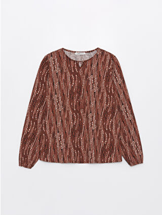 لون الطوب المطبوع