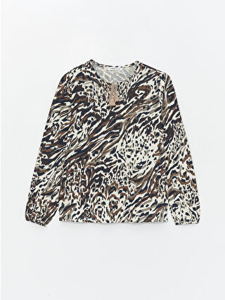 لون بني فاتح مطبوع