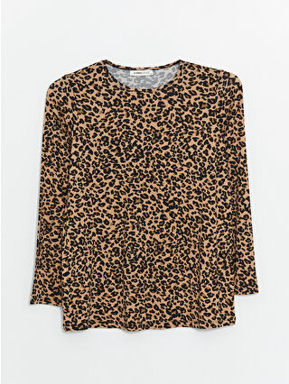 لون بني فاتح مطبوع