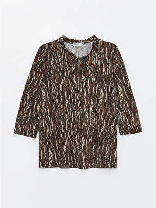 Brown Printed