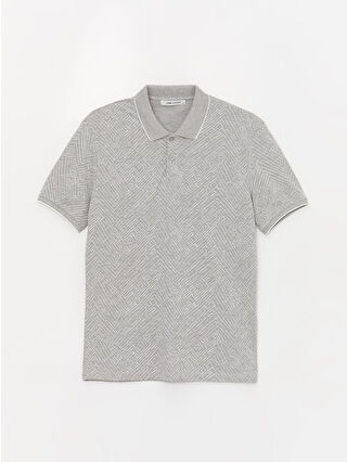 Grey Melange Printed