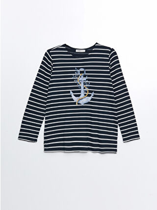 Dark Navy Striped