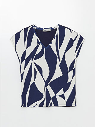 Dark Navy Printed