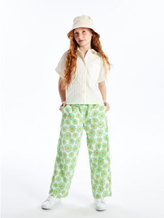 Pale Green Printed