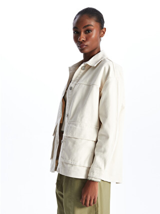 LCW Vision Collared Neck Oversize Women's Jacket - S48442Z8-V3X