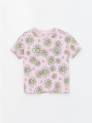 Orta Pembe Baskılı