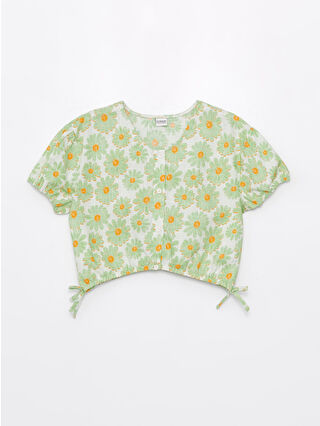 Pale Green Printed