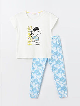 Light Blue Printed