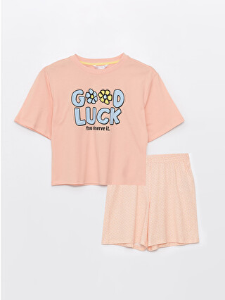 Peach Printed