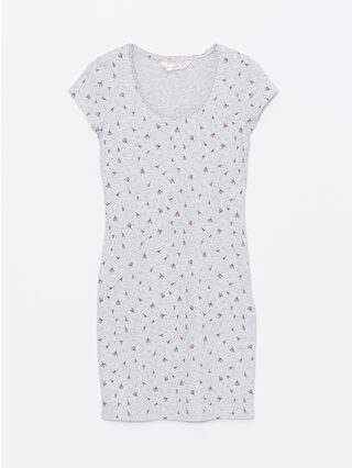 Gri Melanj Baskılı