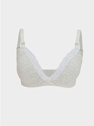 Grey Melange Printed